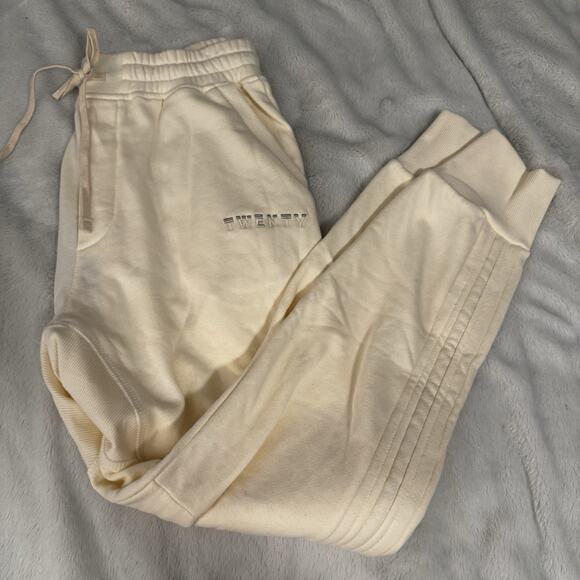 $195 Twenty Montreal Cotton Blend Knit Thermal Joggers Sweatpants Men's M New WT - Picture 9 of 9